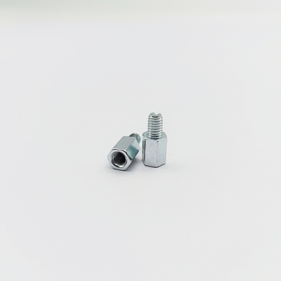 M4 Hex Standoff Screw 8mm Stainless Steel Blue-Zinc Plated