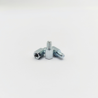 M4 Hex Standoff Screw 8mm Stainless Steel Blue-Zinc Plated