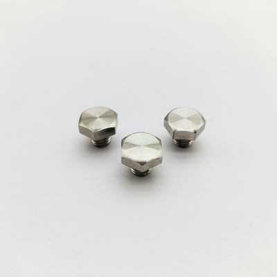 Bu-lông bánh xe M8 Chrome, chiều dài 12.3mm, đầu lục giác 13mm, thép không gỉ