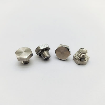 Bu-lông bánh xe M8 Chrome, chiều dài 12.3mm, đầu lục giác 13mm, thép không gỉ