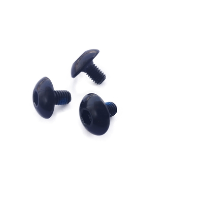Vít tự khóa ANSI, Vít nhôm đen M6x10 Vật liệu Alu6061
