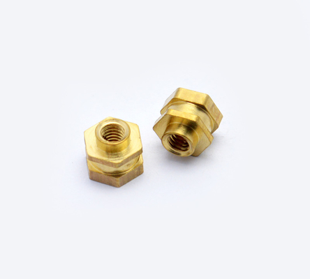 Chèn đồng Đai ốc lục giác Đai ốc tiêu chuẩn ANSI Đai ốc đồng có khía Đai ốc lỗ mù Đai ốc rỗng