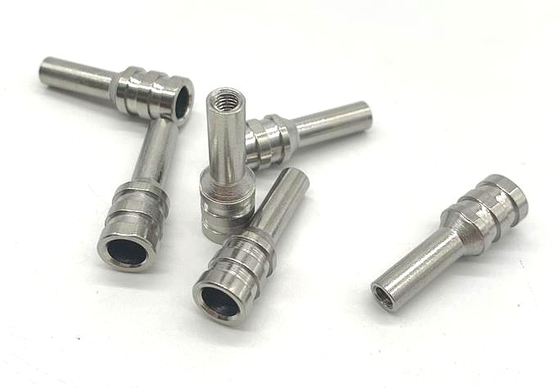 Bộ phận gia công máy tiện CNC mạ vàng, Trục thép không gỉ 316 6x31,6mm
