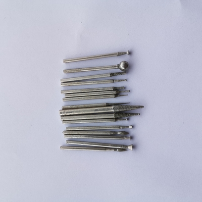 Đầu mài bóng Bộ dụng cụ đánh bóng Anodizing Kim cương thiêu kết, Bộ đánh bóng mũi khoan 250F / 6