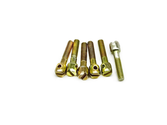 Đầu hình trụ với lỗ Vít đo dây thừng thô, Vít niêm phong bằng sắt galvanized hoặc thép không gỉ cho các dụng cụ