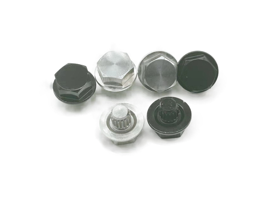 Chiều dài thân 6,4mm Trục bánh xe Bu lông Hoa thẳng Hướng ren Chiều cao đầu 6,8mm