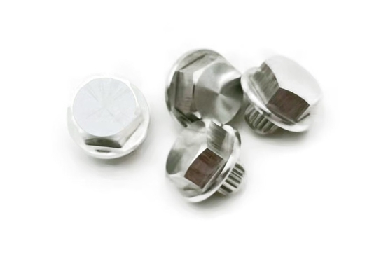 Bộ phận gia công máy tiện CNC 7x14mm 6063 Đinh trang trí bằng nhôm ANSI