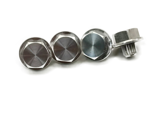 Chiều dài thân 6,4mm Trục bánh xe Bu lông Hoa thẳng Hướng ren Chiều cao đầu 6,8mm