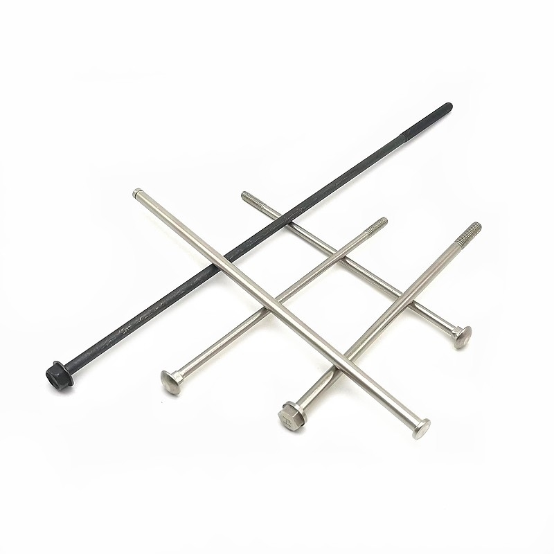 Vòng vít kéo dài đặc biệt Vòng vít mở rộng động cơ Vòng vít bên ngoài Hexagon Flange Long Bolt M6 * 200 Vòng vít dài cho động cơ
