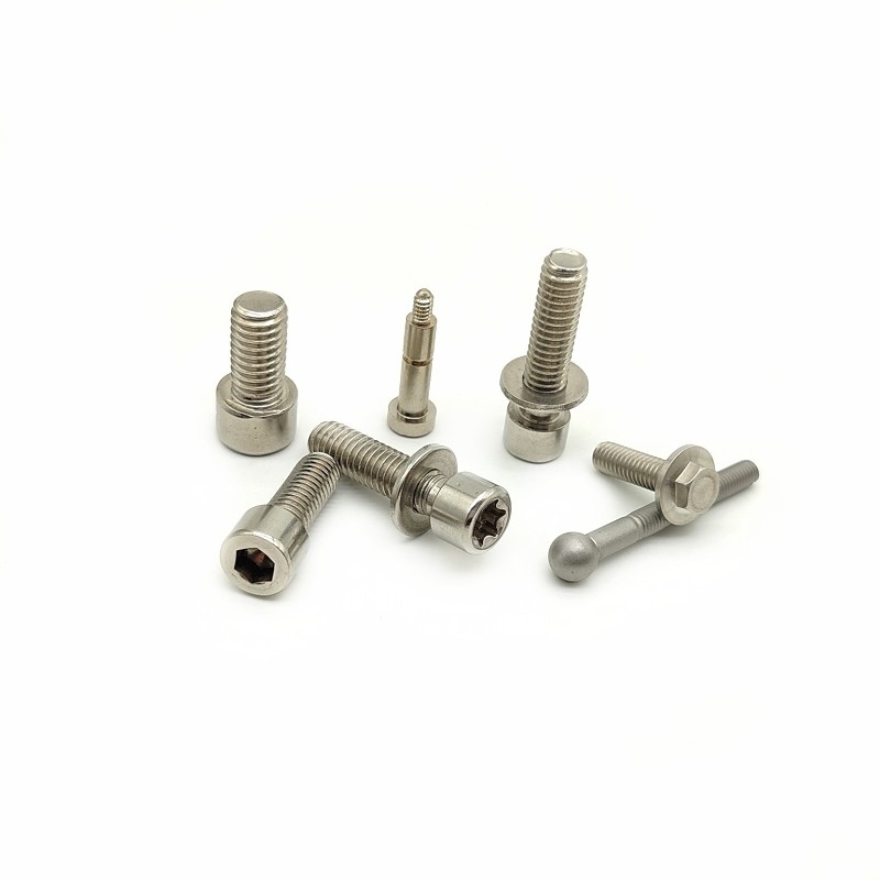 Tùy chỉnh làm 316L Stainless Steel Hexagon Socket Screw chống rơi Bolt Hexagon Socket Glue Screw