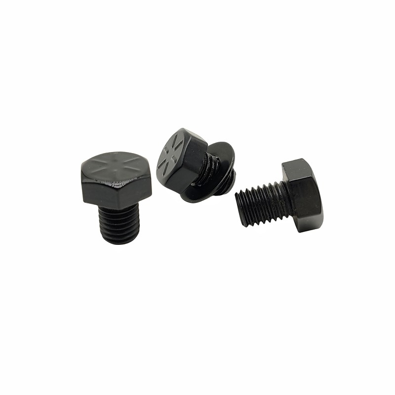 8.8 Thép không gỉ lớp ngoài Hexagon Bolt Sơn sáng đen bên ngoài Hexagon Wire