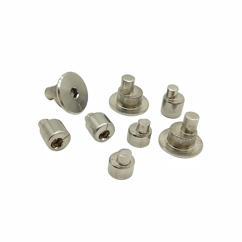 Cold Formed Eccentric Locking Pins Carbon Steel & Stainless Steel Custom OEM / ODM Solutions Cold Heading Eccentric Adjustment Screw SUS304