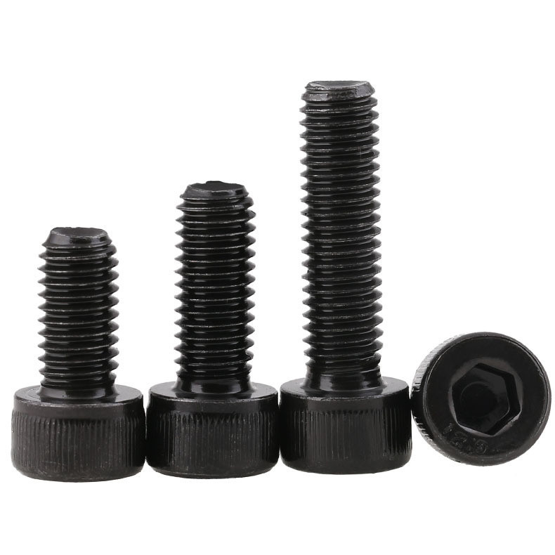 Đồng hợp kim thép bọc Dacromet Đen ô tô chống tách Bolts HEX Socket Head Cap Screws Wheel Hub Screws M10X1.5X35 Sức mạnh 10.9