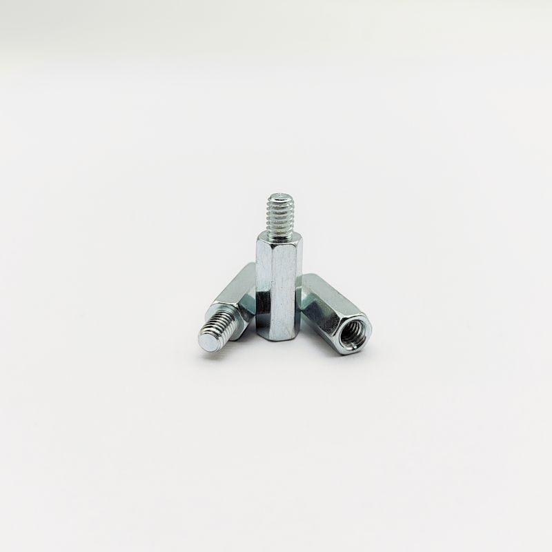 Vít đệm lục giác đực-cái chịu tải nặng - Tiêu chuẩn công nghiệp - Mạ kẽm xanh - M4 đến M10