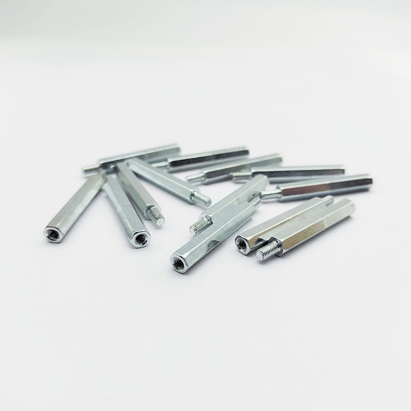 Ống đệm lục giác bằng thép không gỉ A4-80 M3-M8, Chiều dài 31mm, Mạ kẽm xanh