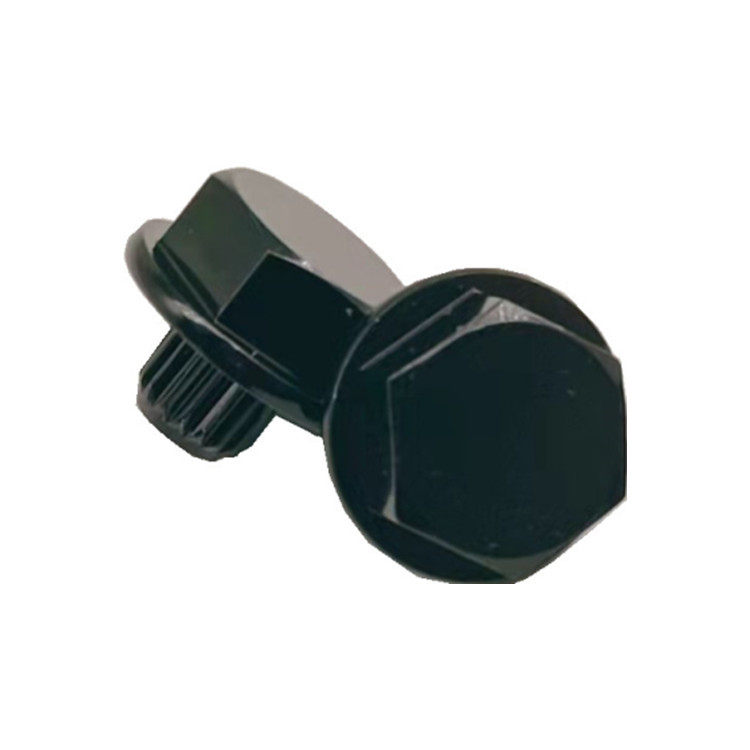 Vít trung tâm điện di hợp kim nhôm màu đen Chiều cao đầu 6,8mm Chiều dài ren 6,4mm
