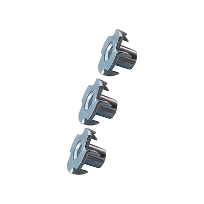 Nội thất gỗ M6 Four Claw Mạ sắt T Nuts Bảo vệ môi trường Kẽm xanh