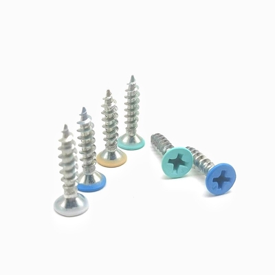 Countersunk Sơn màu tự chạm vào Vít đồ nội thất Sơn ISO