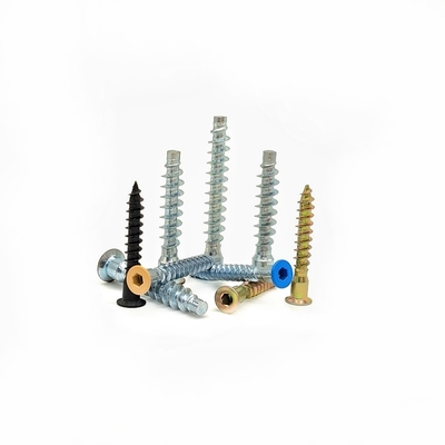 Sáu góc dây ngang thẳng cắt gỗ răng vít màu sơn Countersunk đầu
