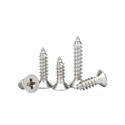 Thập tự động Cross Countersunk Head Tapping Screws Đầu phẳng đuôi nhọn