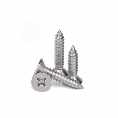 Đầu phẳng thép không gỉ tự bóp vít Countersunk Head Pointed Tail Cross