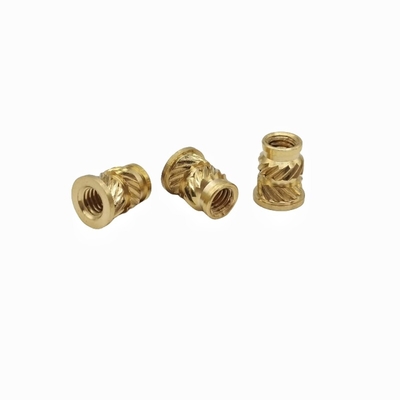 Double Twill Copper Nut Copper Insert Copper Flower Mother Hot Melt Injection Nut Copper Insert Nut (Nước đồng đúc nóng)