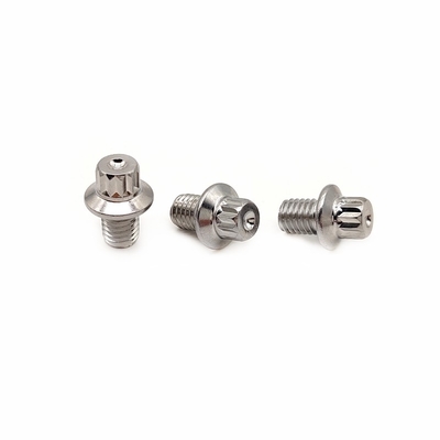 M4 chất lượng cao bánh xe cắt vít cho xe ô tô bánh xe trang trí móng Chrome trang trí vít