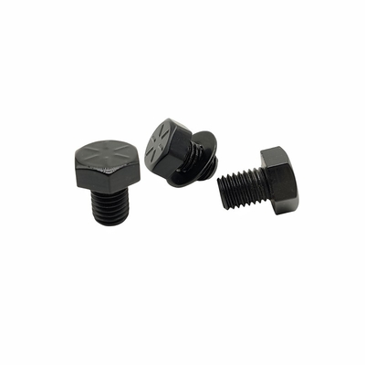 8.8 Thép không gỉ lớp ngoài Hexagon Bolt Sơn sáng đen bên ngoài Hexagon Wire
