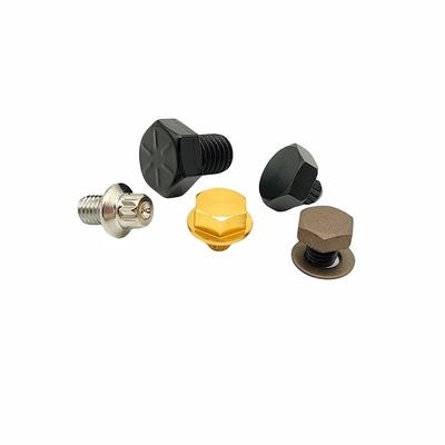 10.9 lớp sơn màu đen rực rỡ Hexagon Bolt Carbon Steel Hexagon Screw
