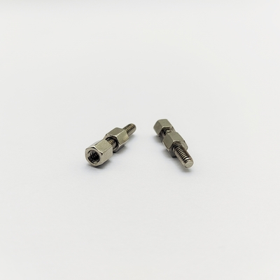 304 thép không gỉ #4-40 Hex Standoff Screw 12mm Male-Female Thread
