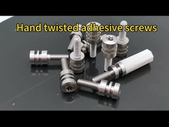 Red Copper Nut Vòng vít bằng tay có lớp keo phủ với chiều dài tùy chỉnh và cao hơn