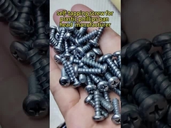 Sợi kim loại kẽm-nickel Phillips Pan Head Self-Tapping Screws cho nhựa M5 * 16