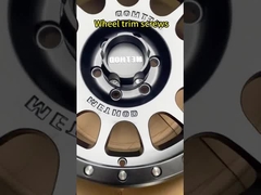 Chiều dài thân 6,4mm Trục bánh xe Bu lông Hoa thẳng Hướng ren Chiều cao đầu 6,8mm